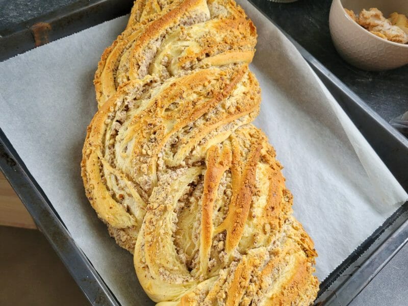 Cliquez pour zoomer ! Brioche tressée aux noisettes Thermomix par sab307