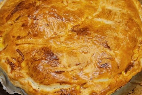 Cliquez pour zoomer ! Tourte lardons et comté Thermomix par sab307