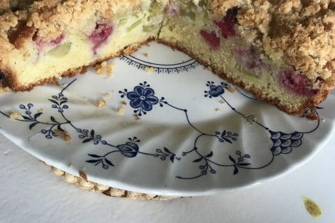 Cliquez pour zoomer ! Crumb cake framboises Thermomix par sulynn