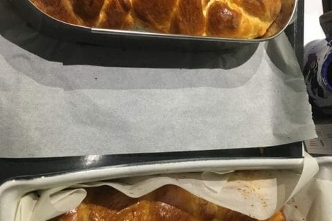 Cliquez pour zoomer ! Brioche tressée à la mie filante au Thermomix