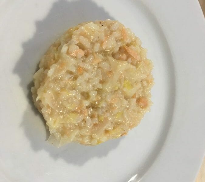 Cliquez pour zoomer ! Risotto poireaux et saumon fumé Thermomix par VirginieT