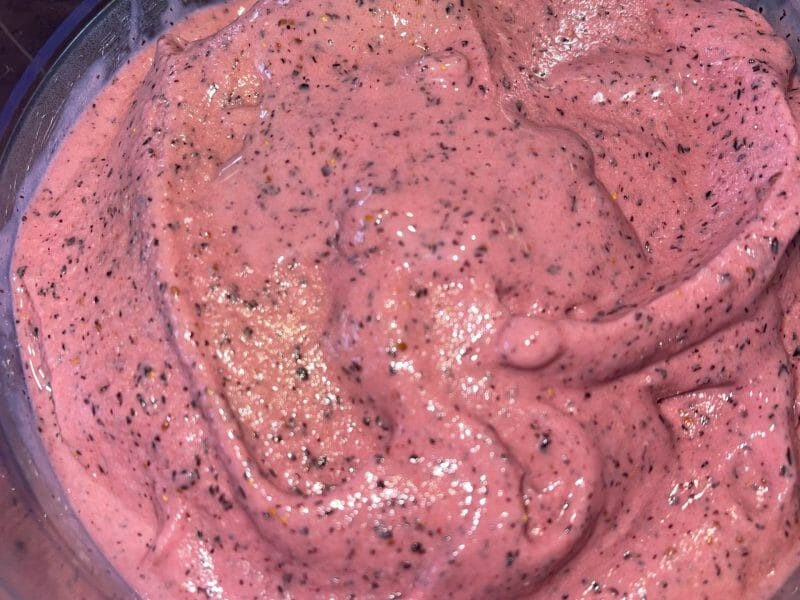 Cliquez pour zoomer ! Glace aux myrtilles Thermomix par gaamze13