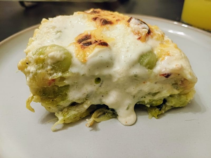 Cliquez pour zoomer ! Gratin de ravioles aux courgettes Thermomix par Babou 🐒
