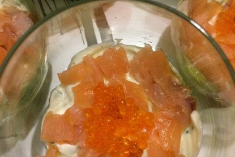 Cliquez pour zoomer ! Verrines saumon avocat au Thermomix