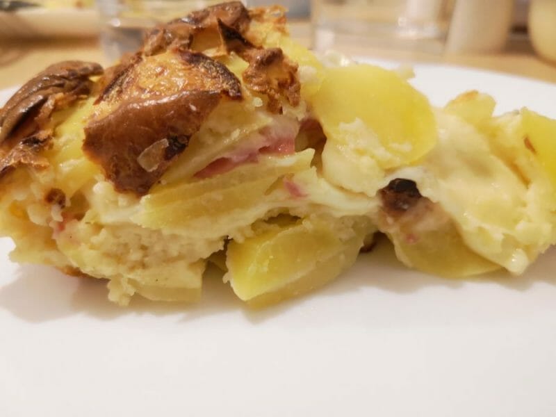 Cliquez pour zoomer ! Gâteau invisible raclette Thermomix par Babou 🐒