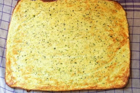 Cliquez pour zoomer ! Roulé aux courgettes et au saumon fumé Thermomix par Babou 🐒