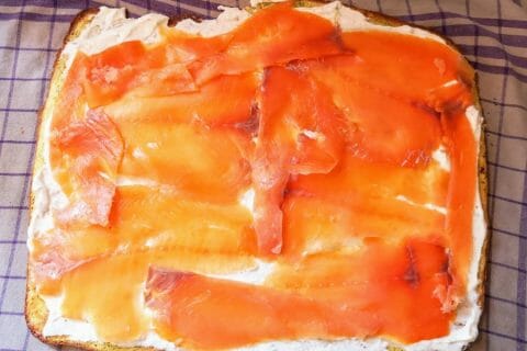 Cliquez pour zoomer ! Roulé aux courgettes et au saumon fumé Thermomix par Babou 🐒