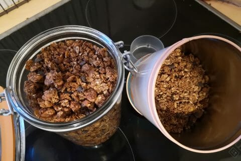 Cliquez pour zoomer ! Granola au chocolat Thermomix par Babou 🐒
