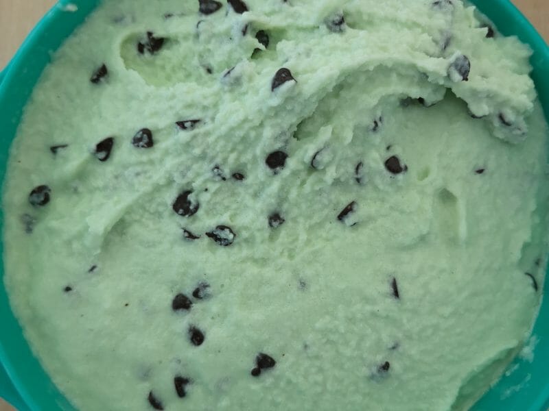 Cliquez pour zoomer ! Glace menthe-chocolat Thermomix par Babou 🐒