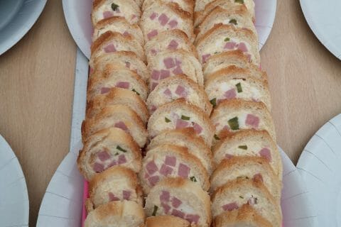 Cliquez pour zoomer ! Baguette farcie au jambon Thermomix par Babou 🐒
