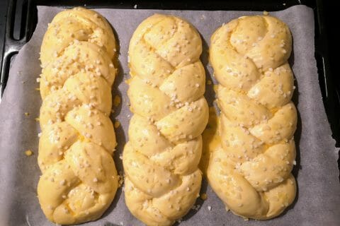 Cliquez pour zoomer ! Brioche tressée à la mie filante Thermomix par Babou 🐒