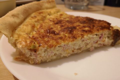 Cliquez pour zoomer ! Tarte courgettes, chèvre et pignons de pin Thermomix par Babou 🐒