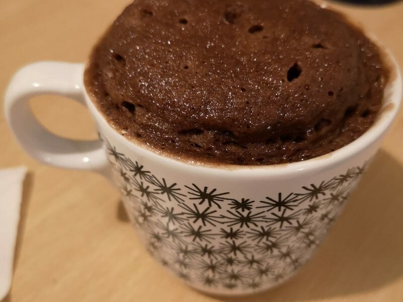 Cliquez pour zoomer ! Mug cake poires chocolat Thermomix par Babou 🐒
