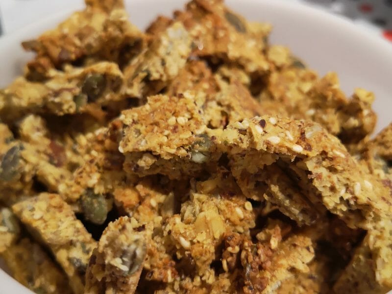 Cliquez pour zoomer ! Granola salé Thermomix par Babou 🐒