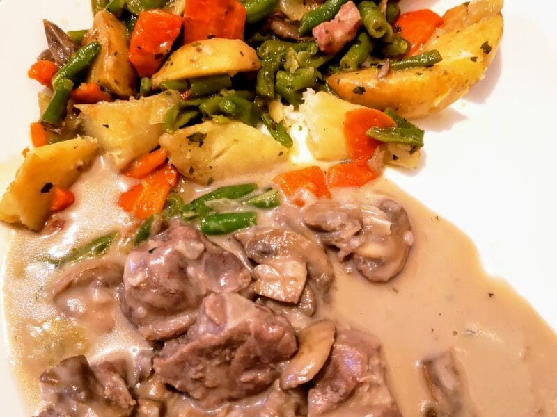 Cliquez pour zoomer ! Rognons de porc sauce madère Thermomix par Babou 🐒