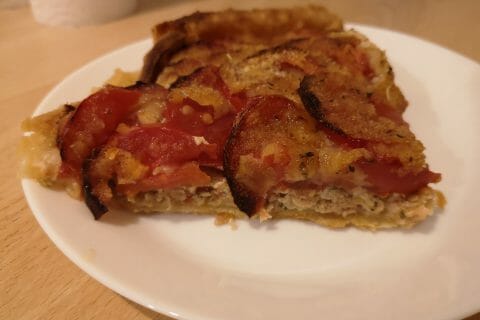 Cliquez pour zoomer ! Tarte salée façon tomates farcies Thermomix par Babou 🐒