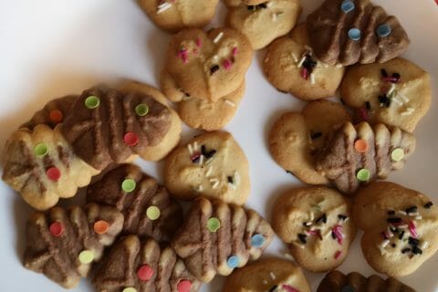 Cliquez pour zoomer ! Sablés à la presse à biscuits Thermomix par Babou 🐒