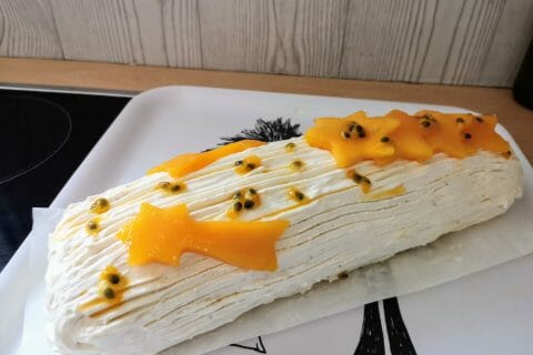 Cliquez pour zoomer ! Roulé à la mangue au Thermomix