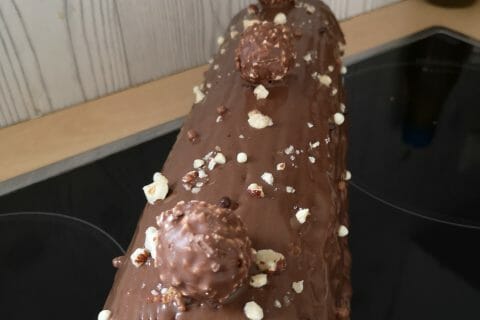 Cliquez pour zoomer ! Bûche Ferrero Rocher au Thermomix