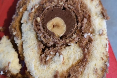 Cliquez pour zoomer ! Bûche Ferrero Rocher au Thermomix