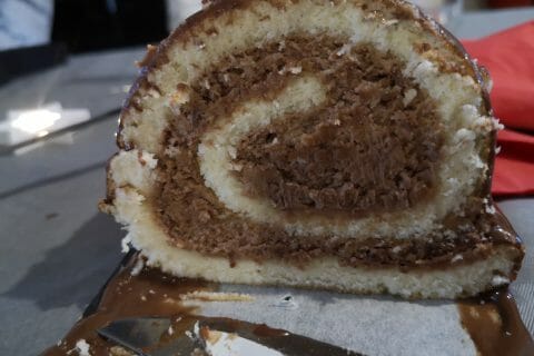 Cliquez pour zoomer ! Bûche Ferrero Rocher au Thermomix