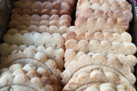 Cliquez pour zoomer ! Sablés sucrés à la vache qui rit au Thermomix