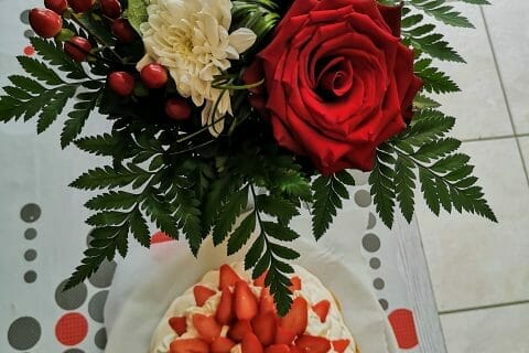 Cliquez pour zoomer ! Mini pavlova aux fraises Thermomix par Babou 🐒