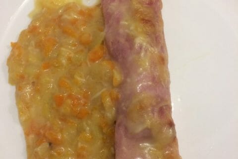 Cliquez pour zoomer ! Roulés gratinés de jambon aux légumes Thermomix par Babou 🐒
