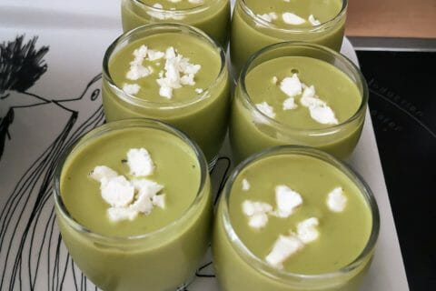 Cliquez pour zoomer ! Velouté glacé de petits pois à la menthe Thermomix par Babou 🐒