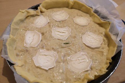 Cliquez pour zoomer ! Tarte aux échalotes et au chèvre Thermomix par Babou 🐒