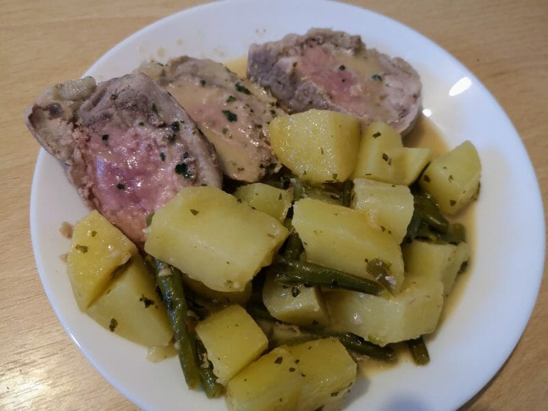 Cliquez pour zoomer ! Filet mignon de porc à l’ail Thermomix par Babou 🐒