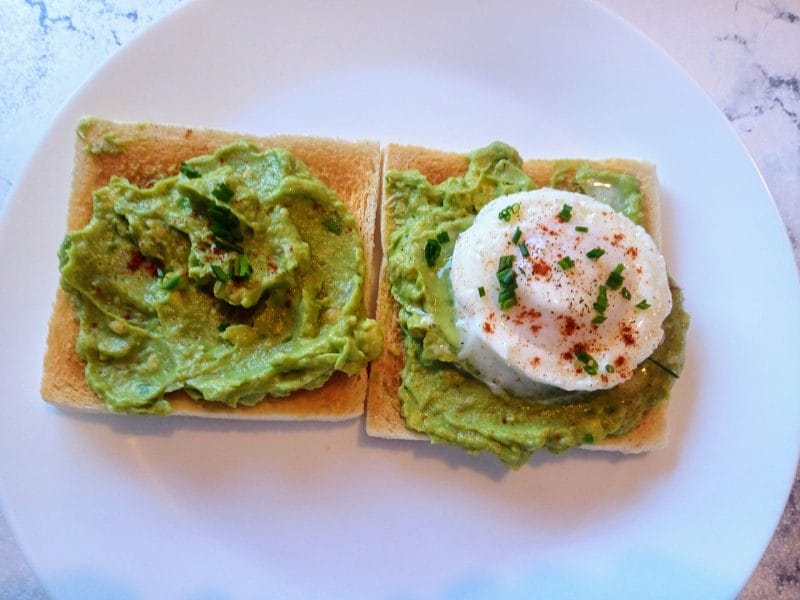 Cliquez pour zoomer ! Tartine avocat et oeuf mollet Thermomix par Babou 🐒