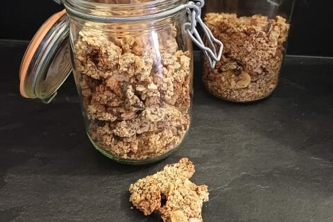 Cliquez pour zoomer ! Granola au chocolat Thermomix par Babou 🐒