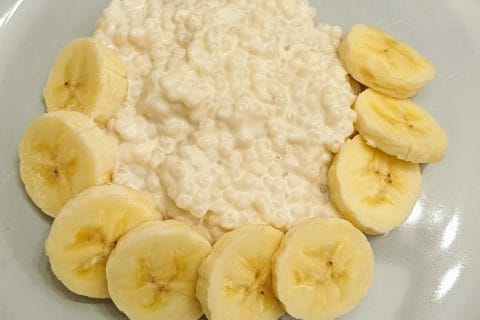 Cliquez pour zoomer ! Perles de Tapioca aux bananes et lait de coco Thermomix par Babou 🐒