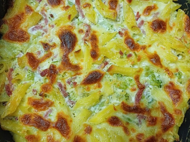 Cliquez pour zoomer ! Gratin de pâtes au brocoli Thermomix par Babou 🐒