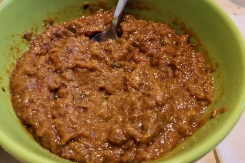 Cliquez pour zoomer ! Tartinade d’aubergines et tomates Thermomix par Babou 🐒