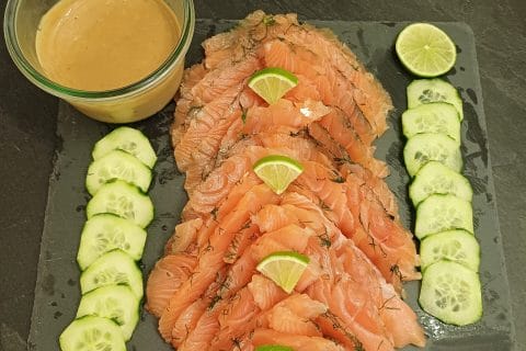 Cliquez pour zoomer ! Saumon gravlax Thermomix par Babou 🐒
