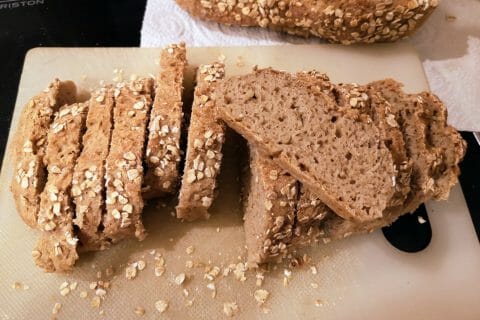 Cliquez pour zoomer ! Pain aux flocons d’avoine et au miel Thermomix par Babou 🐒