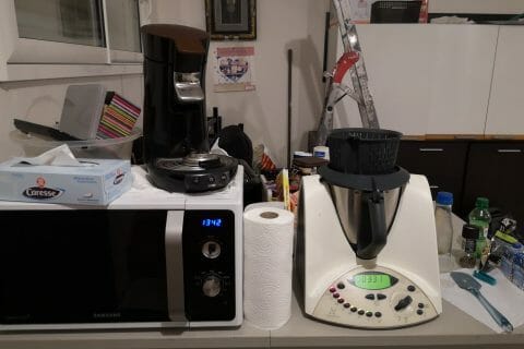 Cliquez pour zoomer ! Risotto poireaux et lardons Thermomix par Babou 🐒