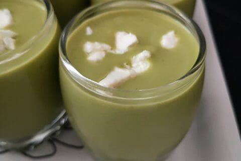 Cliquez pour zoomer ! Velouté glacé de petits pois à la menthe Thermomix par Babou 🐒