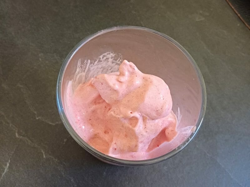 Cliquez pour zoomer ! Sorbet à la fraise Thermomix par Babou 🐒