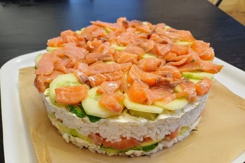 Cliquez pour zoomer ! Sushi cake Thermomix par Babou 🐒