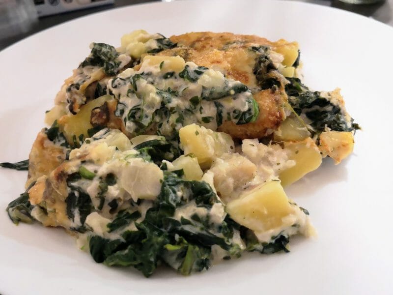 Cliquez pour zoomer ! Gratin de pommes de terre, saumon et épinards Thermomix par Babou 🐒