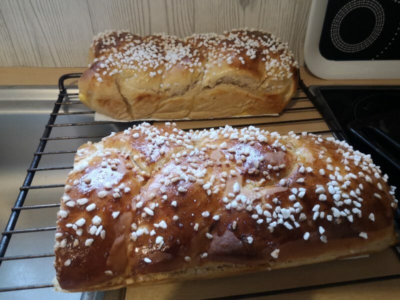 Cliquez pour zoomer ! Brioche tressée à la mie filante Thermomix par Babou 🐒