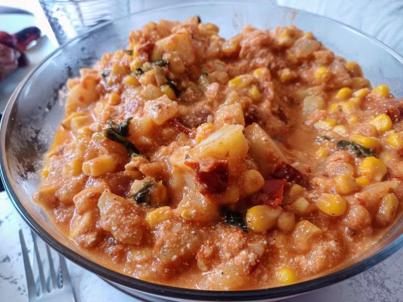 Cliquez pour zoomer ! Poêlée de courgettes à la mexicaine Thermomix par Babou 🐒