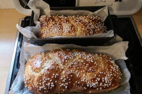 Cliquez pour zoomer ! Brioche tressée à la mie filante Thermomix par Babou 🐒