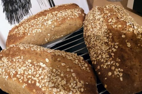 Cliquez pour zoomer ! Pain aux flocons d’avoine et au miel Thermomix par Babou 🐒