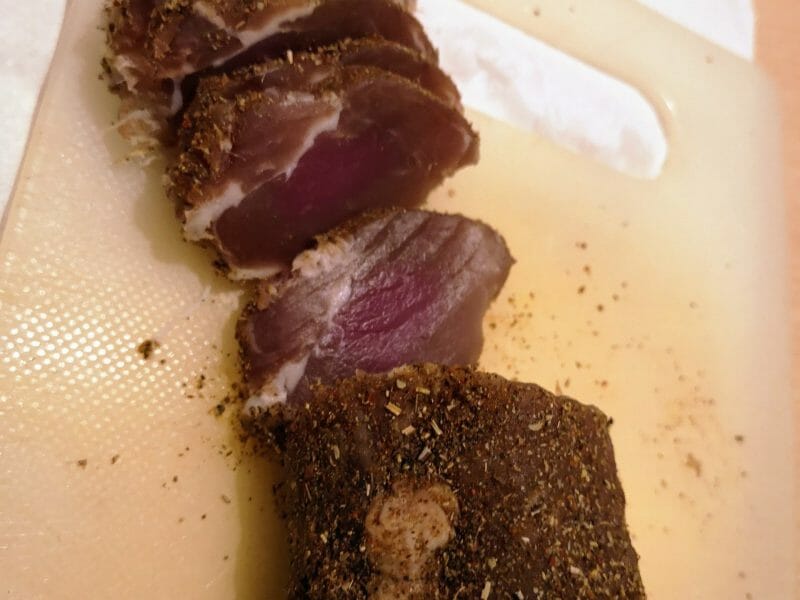 Cliquez pour zoomer ! Filet mignon séché aux herbes Thermomix par Babou 🐒