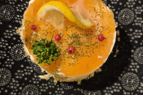 Cliquez pour zoomer ! Cheesecake au saumon sans cuisson Thermomix par Aurélie ♡ 👩🏽🍳