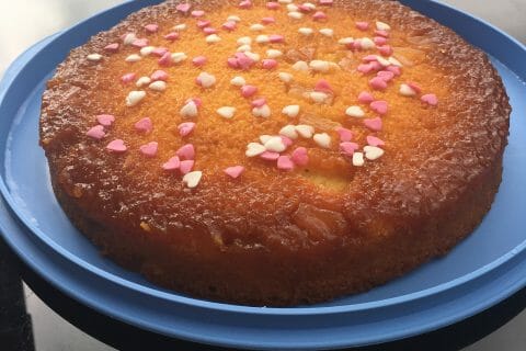 Cliquez pour zoomer ! Gâteau renversé à l’ananas au Thermomix